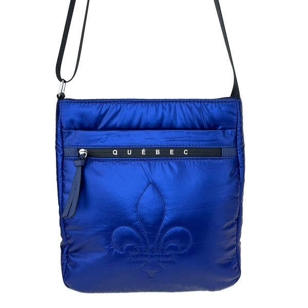 YD-8365 - Darling NEW Fleur de Lis QC Puffer Bag (CA, CANADA, Cross-body,  Flag, New, Puffer, QC, Quebec), Cross-body bag