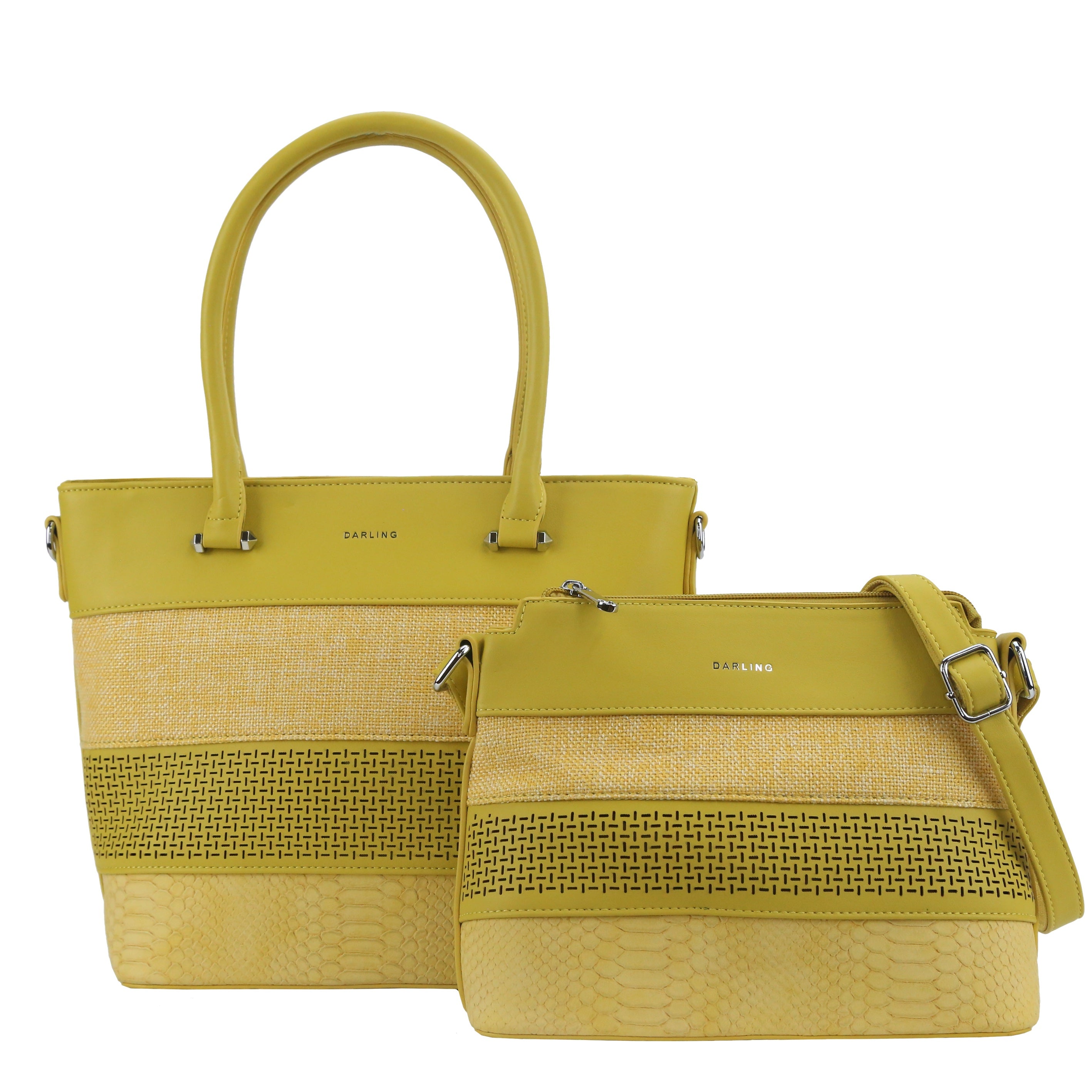 YD-6145 - Darling Multi Fabric - 2 Bag Set